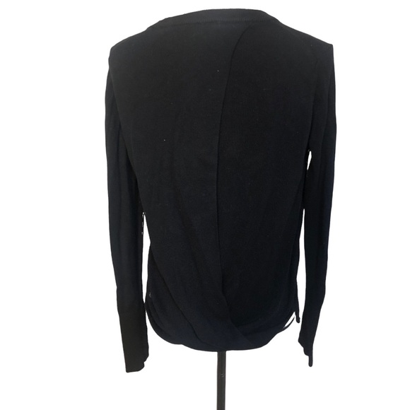 Lululemon black sweater cashmere Sz 4 - Picture 8 of 14